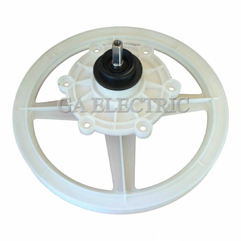 SATU SET GEAR BOX AS + PULLY MESIN CUCI PANASONIC 2 TABUNG 6KG