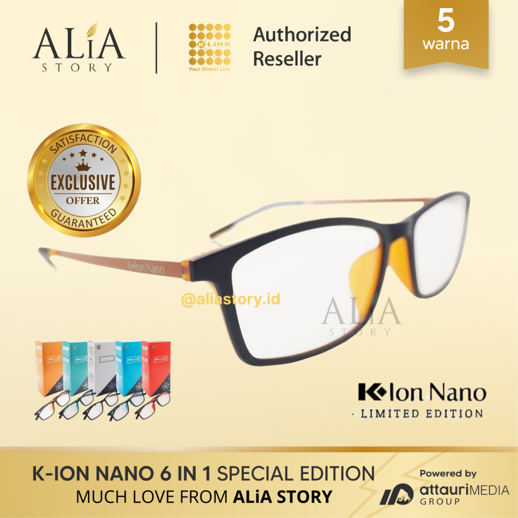 [EXCLUSIVE] Kacamata K-Ion Nano 6 IN1 Hong Kong Premium 6 K Link Original Exclusive 6 in 1 Gagang Le