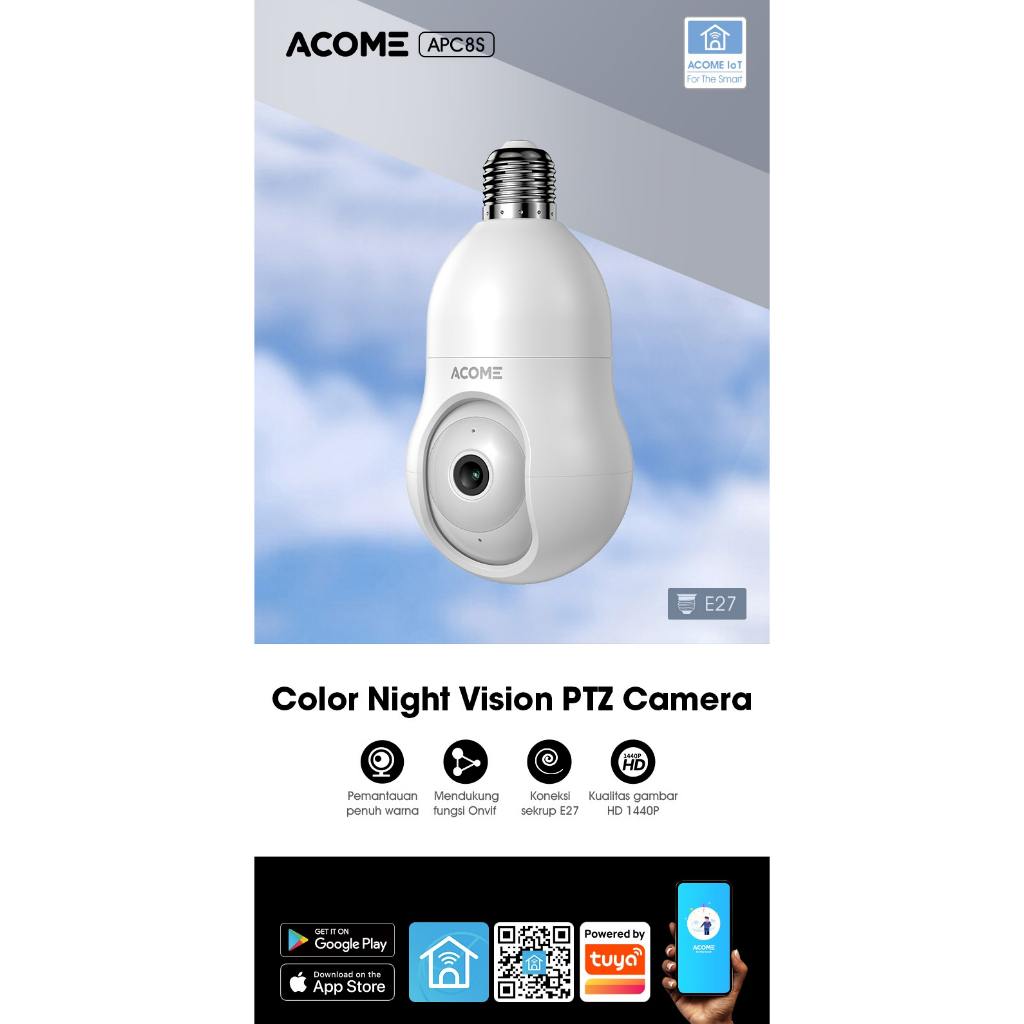 ACOME IOT Wi-Fi Camera APC8S CCTV