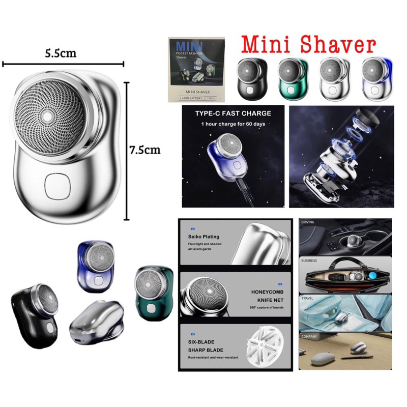 Alat Cukur Elektric Mini Shaver