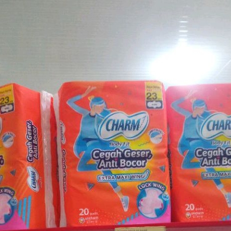 pembalut charm sayap 20pcs 23cm
