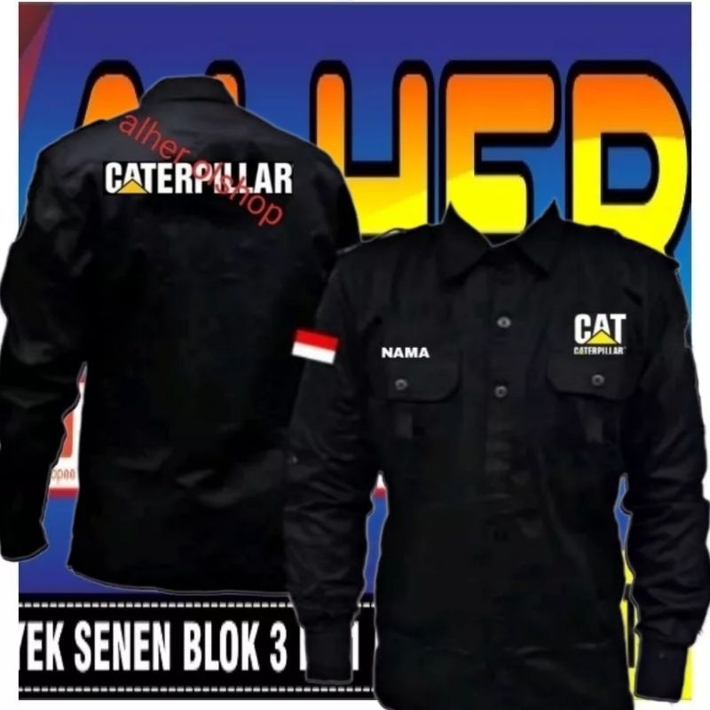 kemeja Caterpillar baju Caterpillar seragam Caterpillar Pdh Caterpillar Pdl Caterpillar kemeja kerja