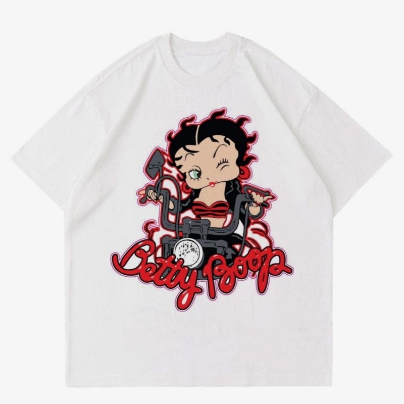 TSHIRT VINTAGE CARTOON BETTY BOOP | KAOS VINTAGE CARTOON BETTY BOOP