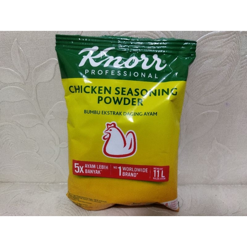 

KNORR PROFESSIONAL CHICKEN SEASONING POWDER 200 GRAM / BUMBU EKSTRAK DAGING AYAM / KALDU AYAM KNORR / KNORR CHICKEN BUILLONS / KNORR