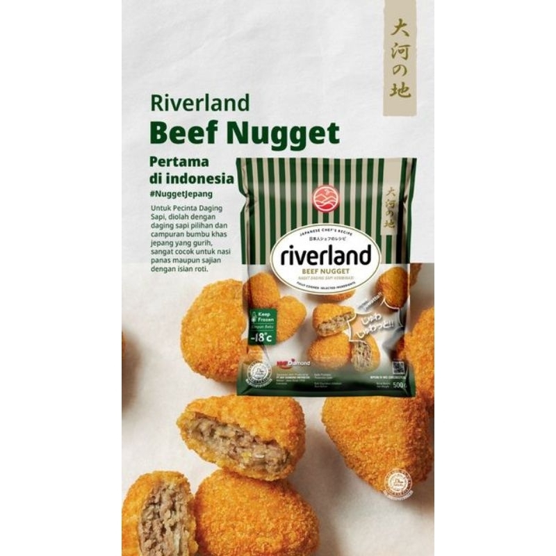 

Riverland Beef Nugget / Naget Sapi ala Jepang 500gr