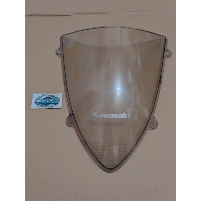 visor windshield ninja 250 karbu original