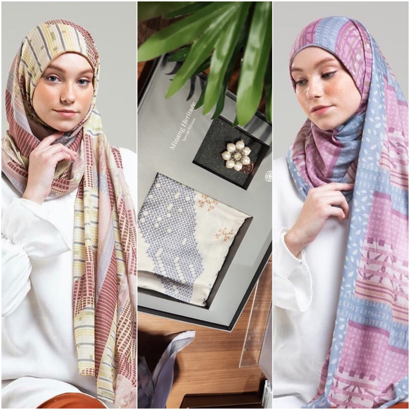 SALE up to 70% RIA MIRANDA SCARF MINANG EDITION | DONGSON SPECIAL EDITION | PASHMINA INSTANT RIA MIR