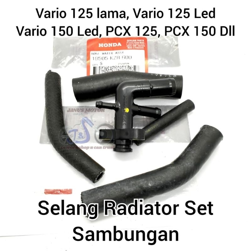 Selang slang radiator vario 125 150 pcx set t joint radiator