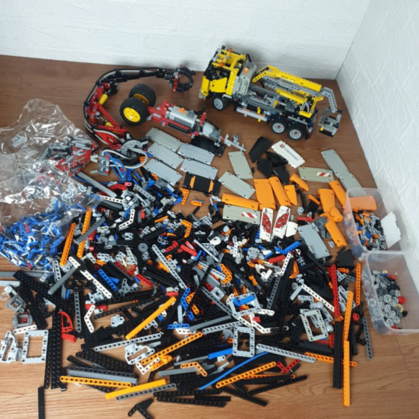 bersih Original motor Curah Semi Set Technic Lego Dijual Limited function excavator