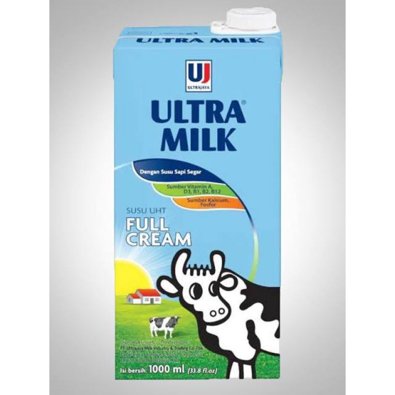 

Susu Ultra Milk Full cream 1000 ml