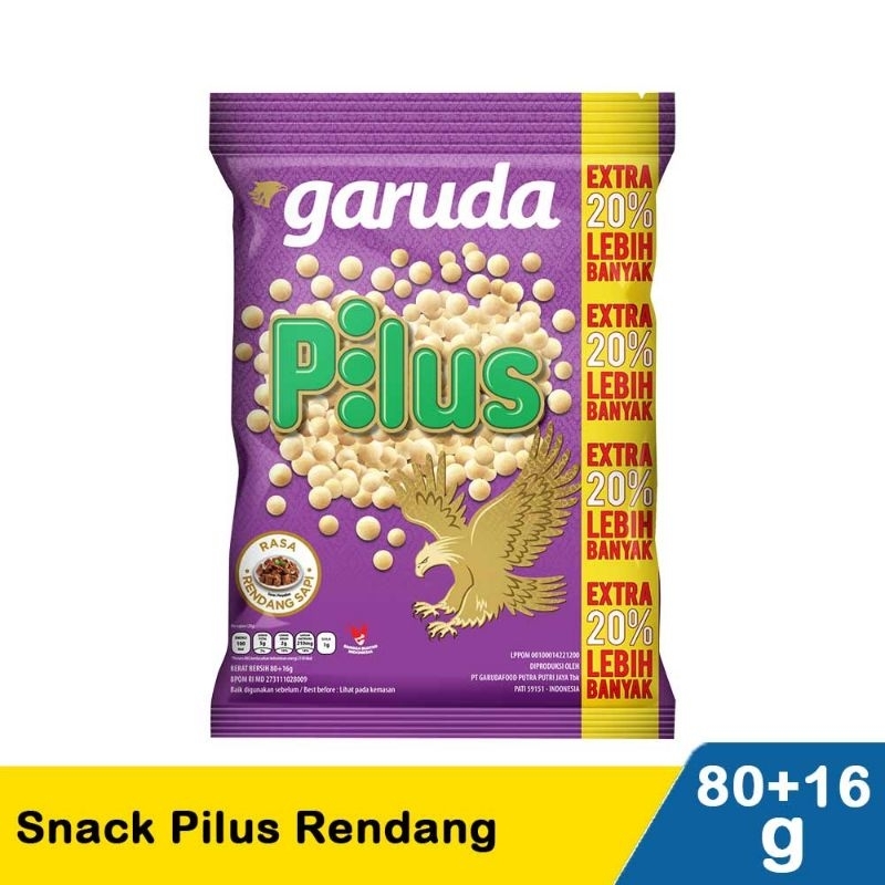 

Garuda Snack Pilus Rendang 80+16G