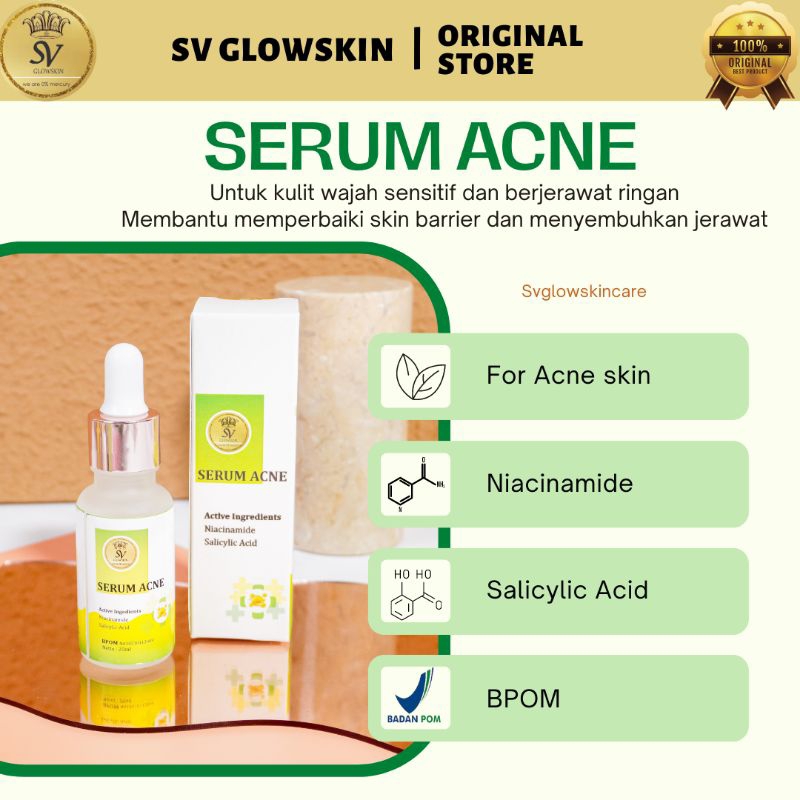 SV GLOWSKIN SERUM ACNE BPOM