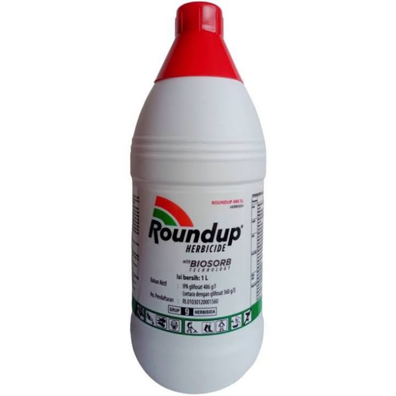ROUNDUP BIOSORB 1 Liter Herbisida Sistemik Semua Jenis Rumput Bahan Aktif Glisofat