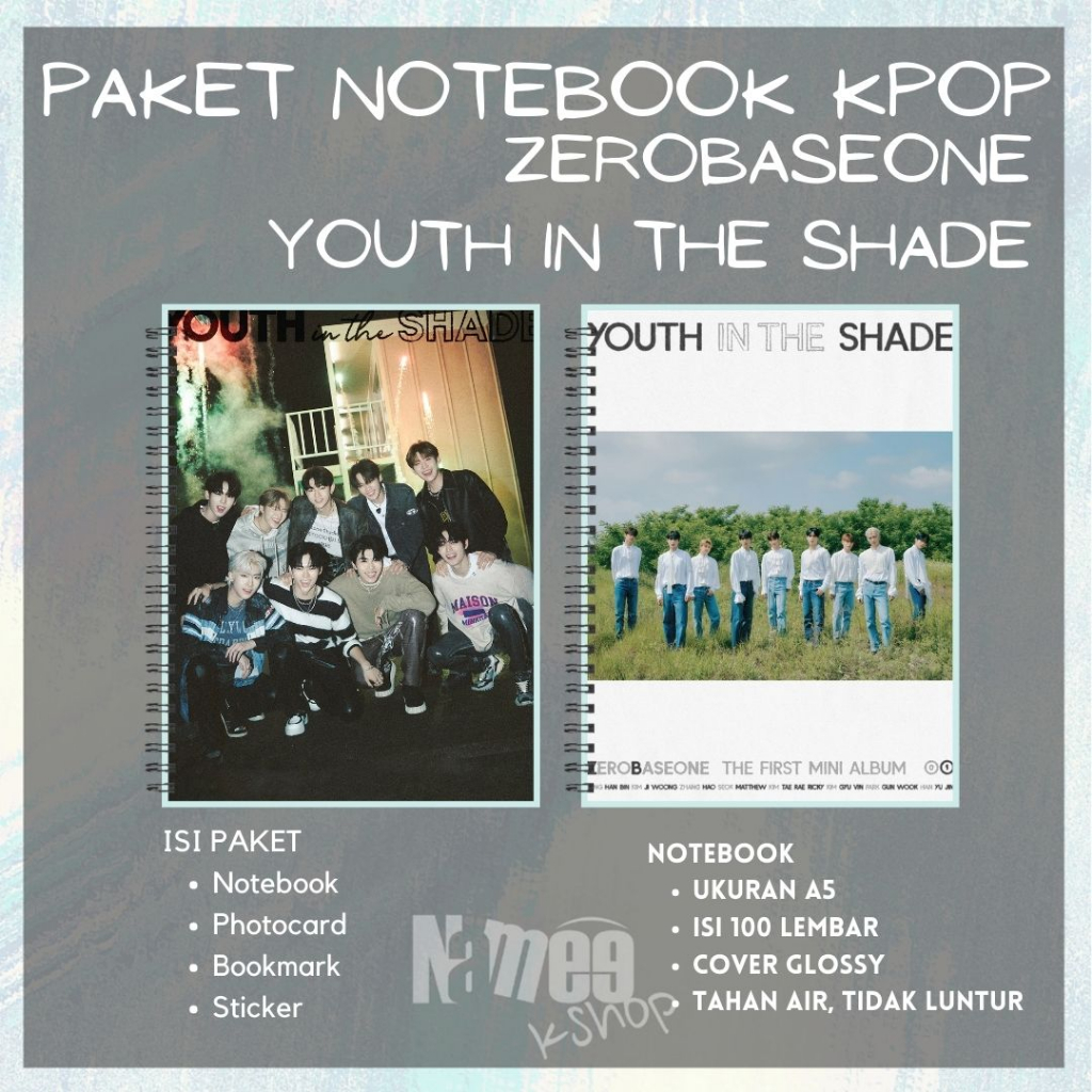 

ZEROBASEONE Notebook Youth In The Shade