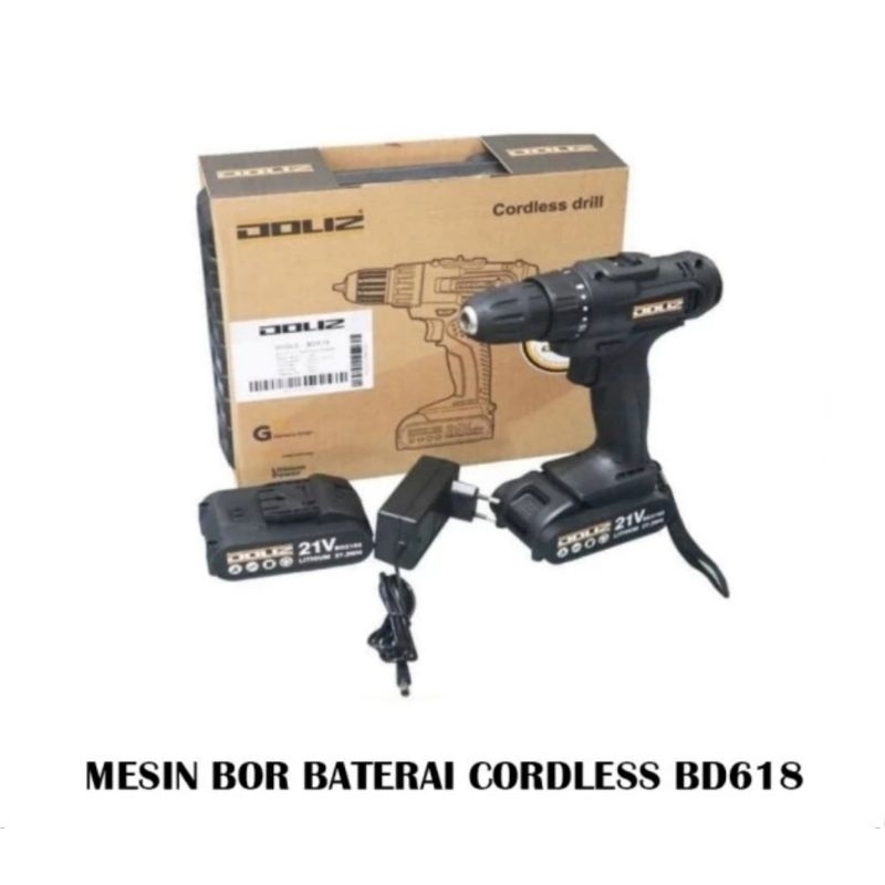 Mesin Bor Baterai Doliz 21 V