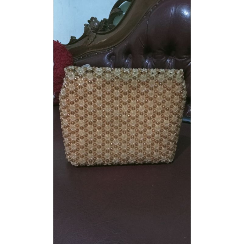 TAS MUTE CANTIK TAS MUTE COKLAT LUCU TAS MUTIARA COKLAT TAS KONDANGAN MUTE TAS KONDANGAN MUTIARA COK