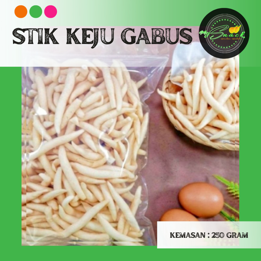 

Snack Kerupuk Telur Gabus Keju Gurih Renyah