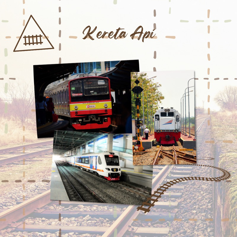 

Kartu Pos Kereta Indonesia | Indonesian Train Postcard