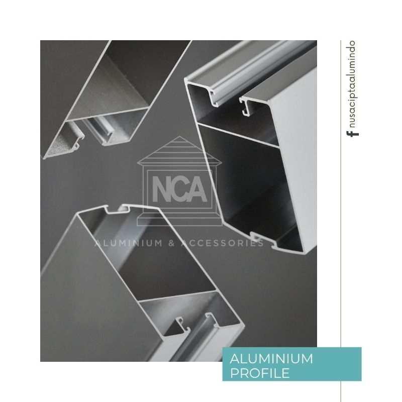 Kusen Pintu Swing / Aluminium Profile Swing Door Ukuran 1 Meter