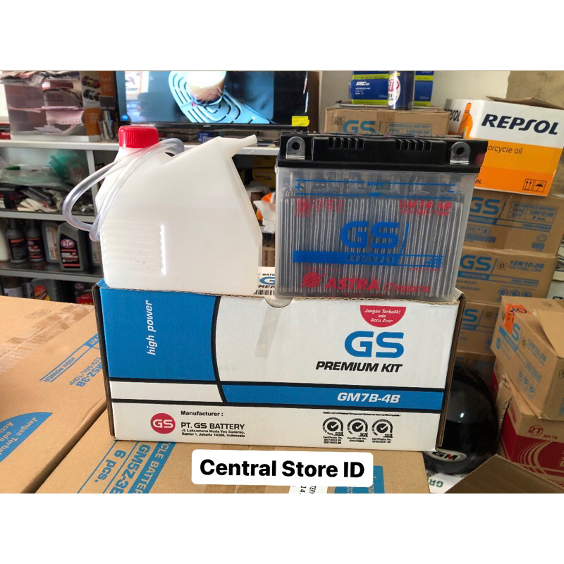 AKI MOTOR GS ASTRA PREMIUM GM7B-4B (7AH) (BASAH)