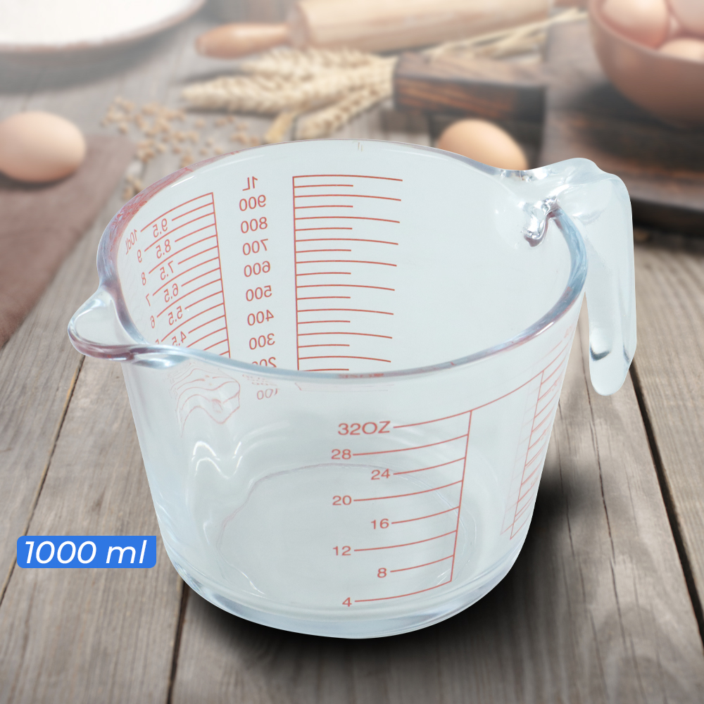 [PROMO] Gelas Ukur / Gelas Ukur 1000ml / GELAS TAKAR UKUR PLASTIK 1 LITER [ 1000 ml ] | MEASURING JU
