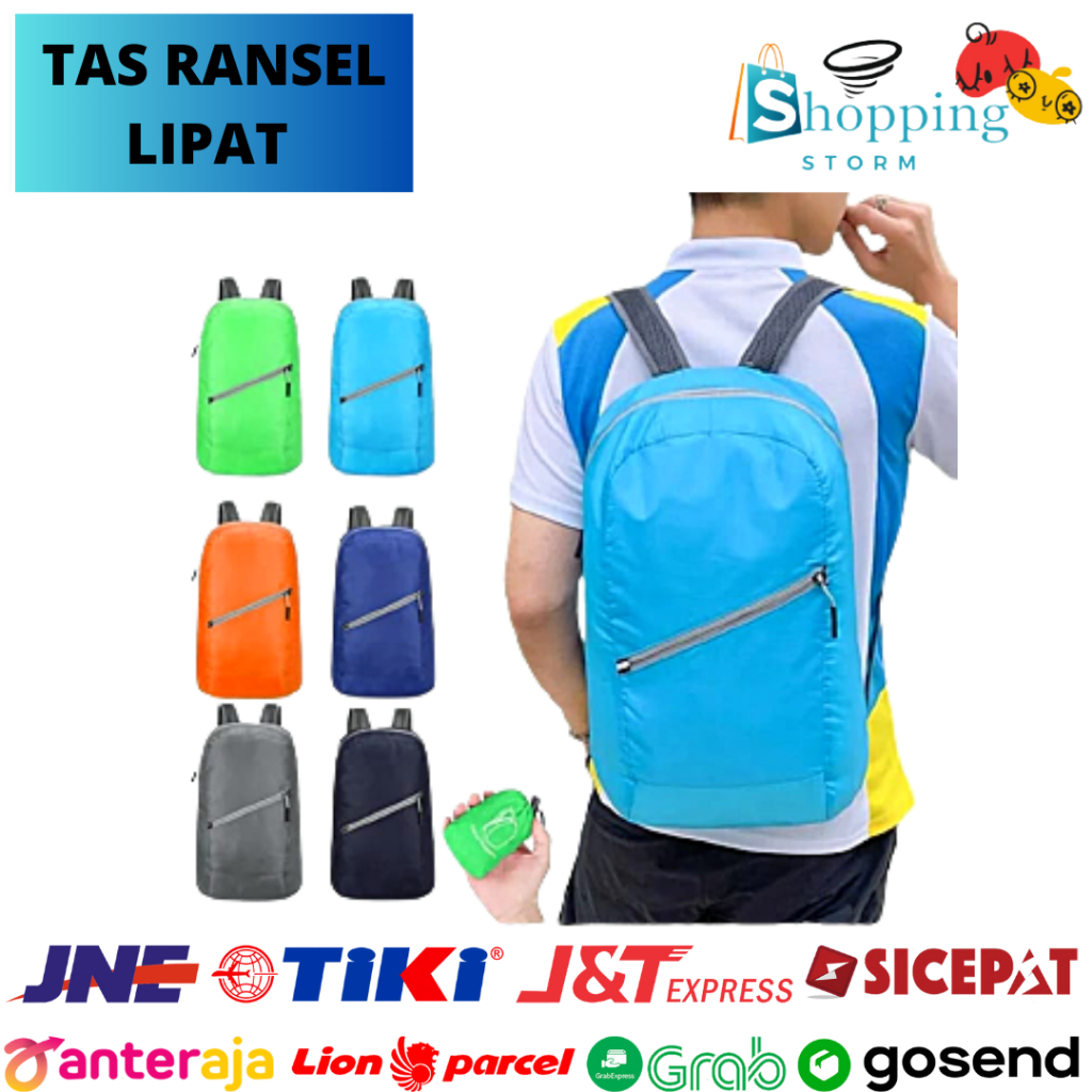 Ransel Hiking Lipat Waterproof/Ransel Lipat Casual Daypacks Import