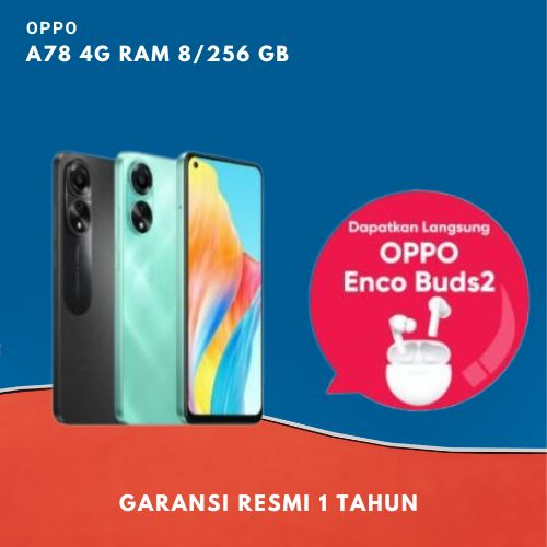 OPPO A78 4G 8GB/256GB [33W SUPERVOOC+5000mAh Battery, RAM 8GB+8GB, OPPO Glow Design, NFC Support].