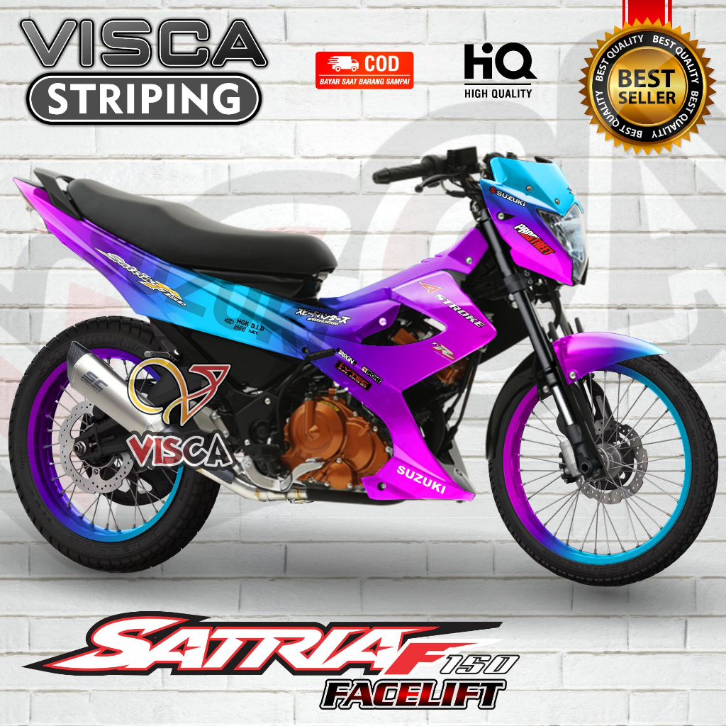 Decal Satria FU Facelift Full Body - Stiker Satria FU Facelift Full Body - Dekal Satria FU Facelift 