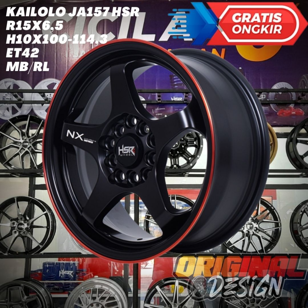 Velg Mobil Ring 15 R15 Model Bintang Untuk Taruna , Oxxy , Luxio , Taruna