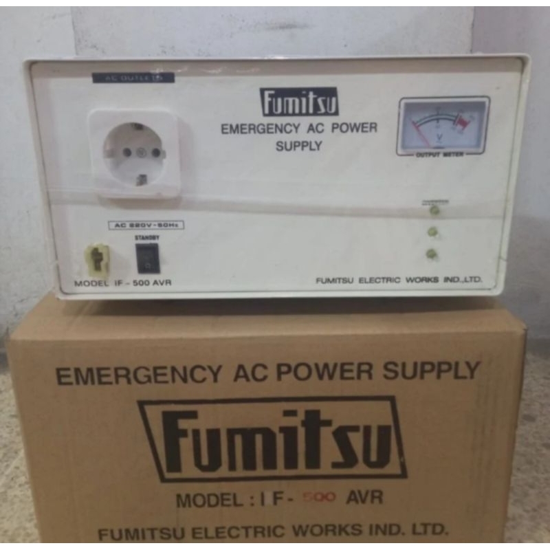 FUMITSU EMERGENCY AC POWER SUPPLY IF 500 AVR INVERTER 24V