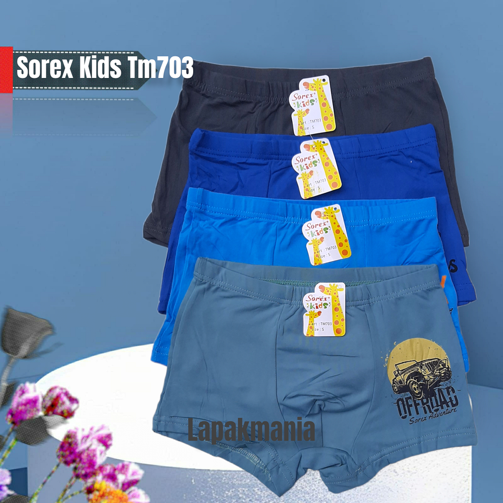 Sorex KIds Boy SK TM703 Celana Dalam Anak Laki Boxer Lusinan