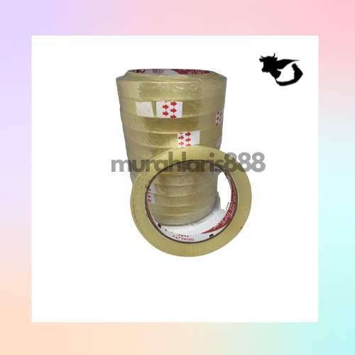 

Isolasi Bening 1/2 Inch HG TAPE / Selotip Kecil [12 MM x 72 YARD]