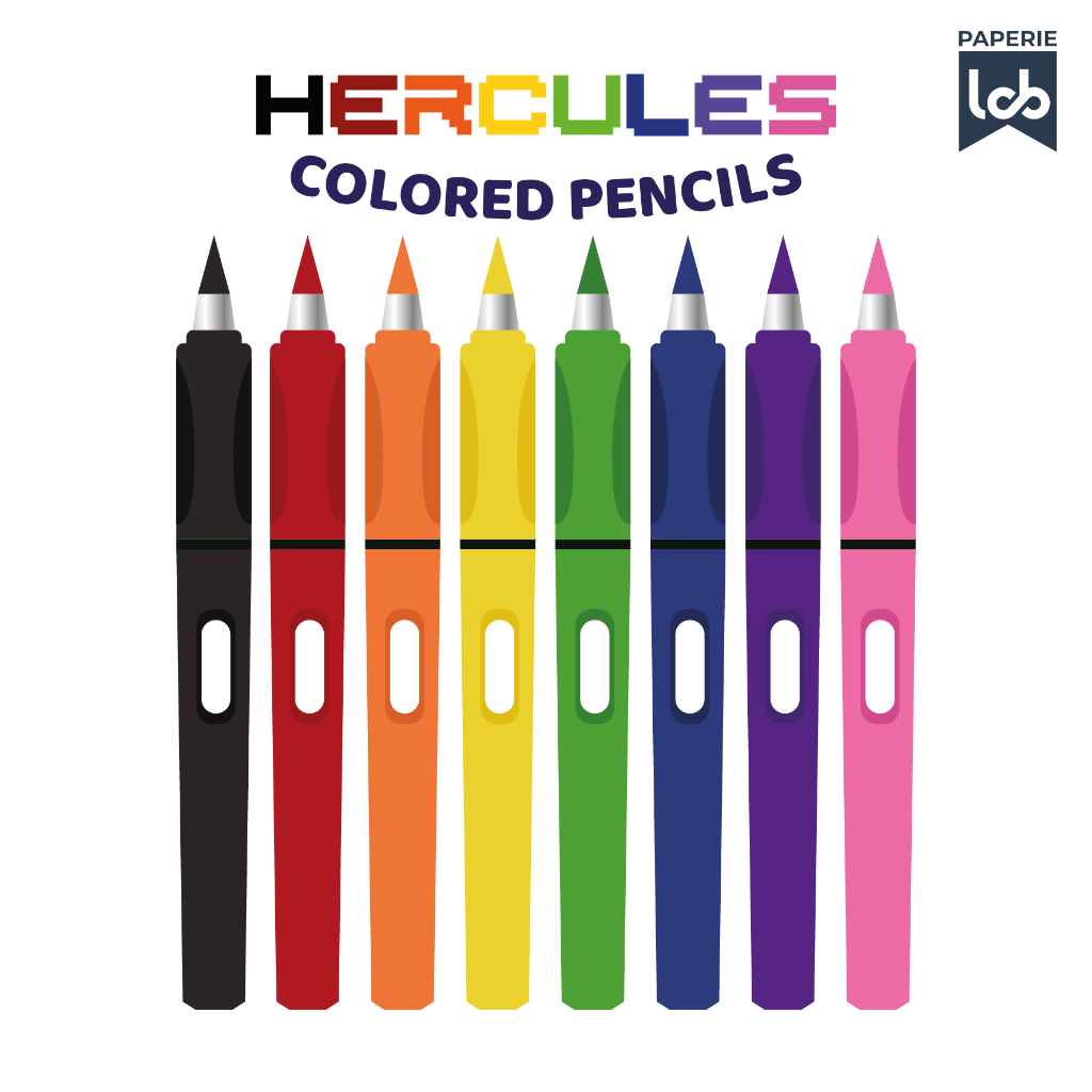 

Paperie Lab - HERCULES COLORED Pencil - pensil warna tidak akan habis anti tumpul 81/255