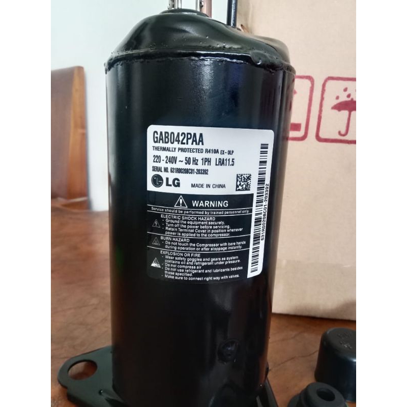 KOMPRESOR AC MERK LG GAB042PAA  0.5PK FREON R410A