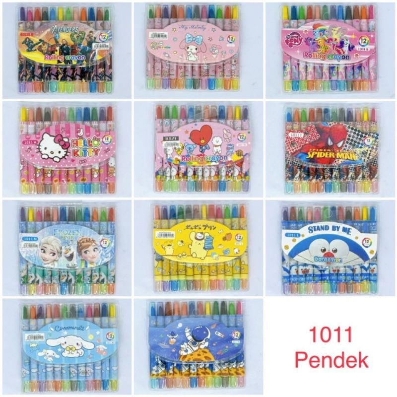

( PER SET ) CRAYON PUTAR PENDEK / CRAYON 2011L