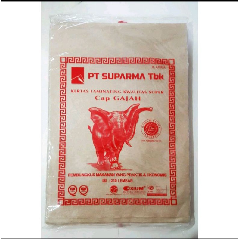 Kertas Bungkus Nasi Gajah Merah