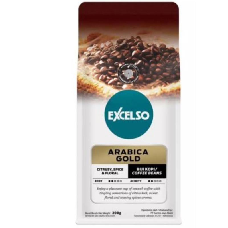 

EXCELSO ARABICA GOLD BIJI 200G