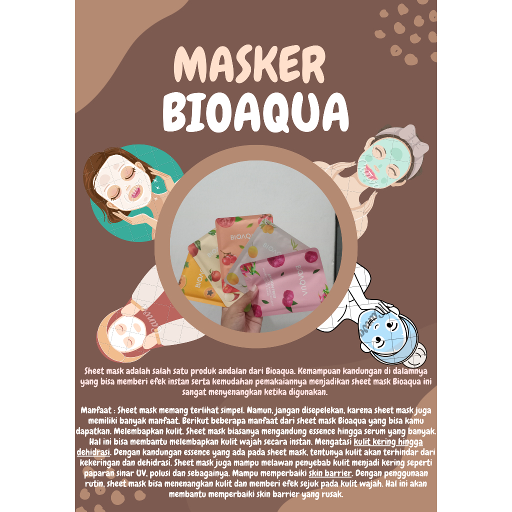 Sheet Mask Bio Aqua