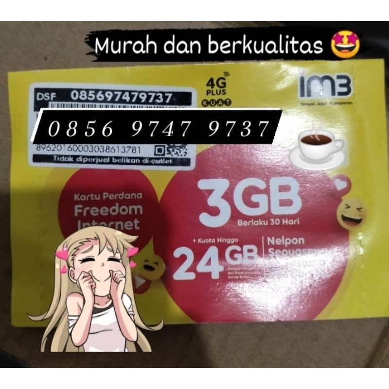 Nomor Cantik Indosat Ooredoo IM3