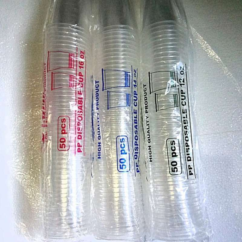 

Gelas Pop Es/Gelas Plastik 12/14/16 Oz