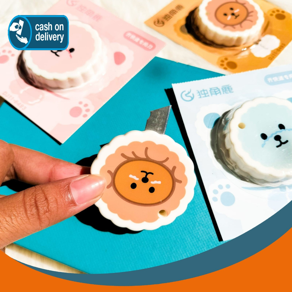 

Cutter mini Teddy Bear Beruang pisau kecil pemotong cutter