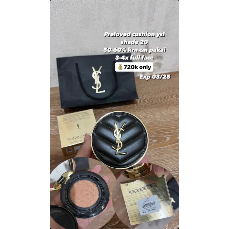 cushion Ysl preloved