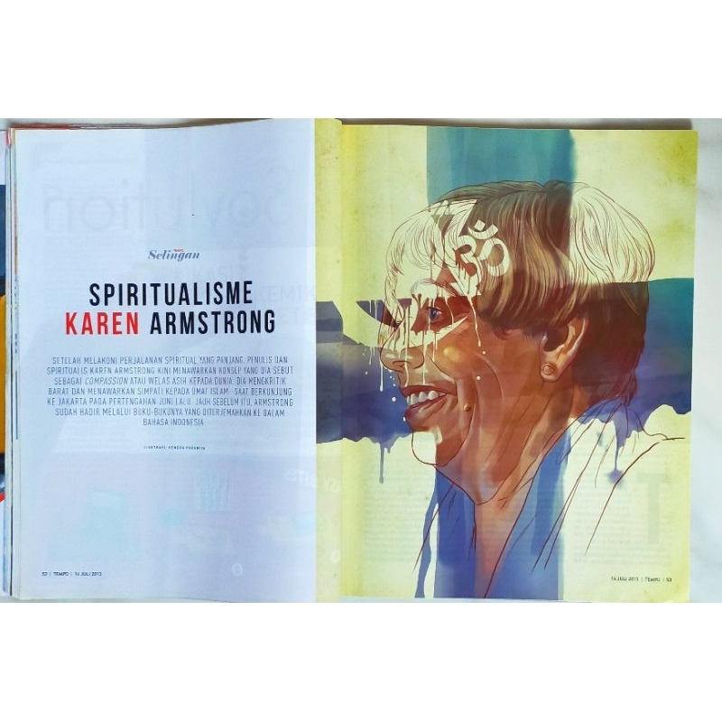 Majalah Tempo Juli 2013 - Selingan : Spiritualisme Karen Armstrong