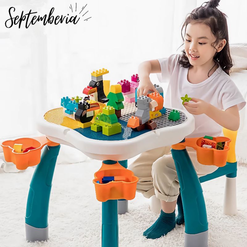 SPACE BABY MEJA MULTIFUNGSI / MEJA LEGO 6in1