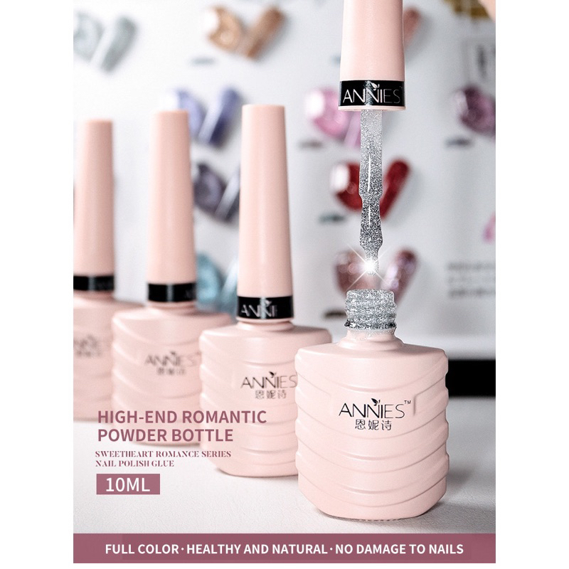 Kutek Gel Flash Night Glitter ANNIES UV LED/Nail Polish Gel Art/Cat Kuku 10ml