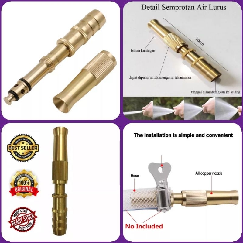 SEMPROTAN KUNINGAN semprotan air tekanan tinggi semprotan tanaman