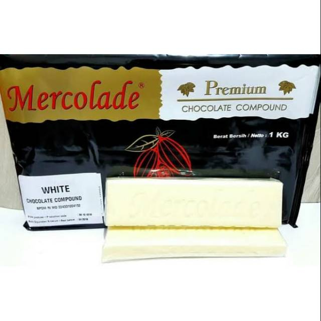 

mercolade white coklat compound repack 1kg