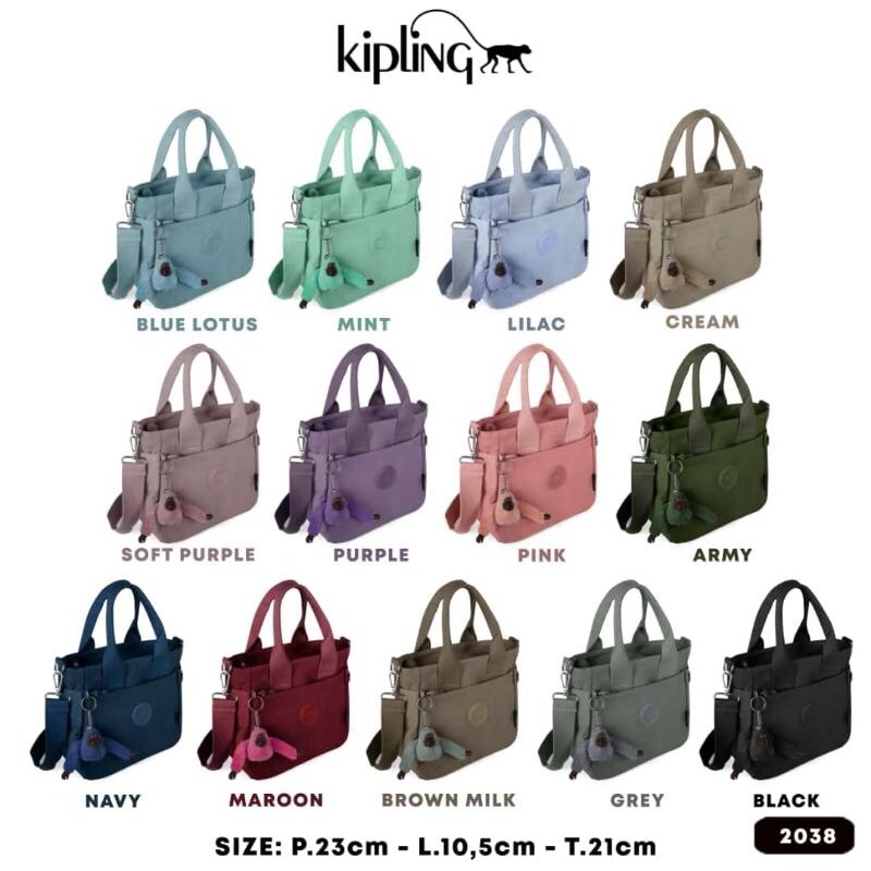 Tas Slempang | Handbag Kipling | Tas Wanita Model Kekinian dan Termurah