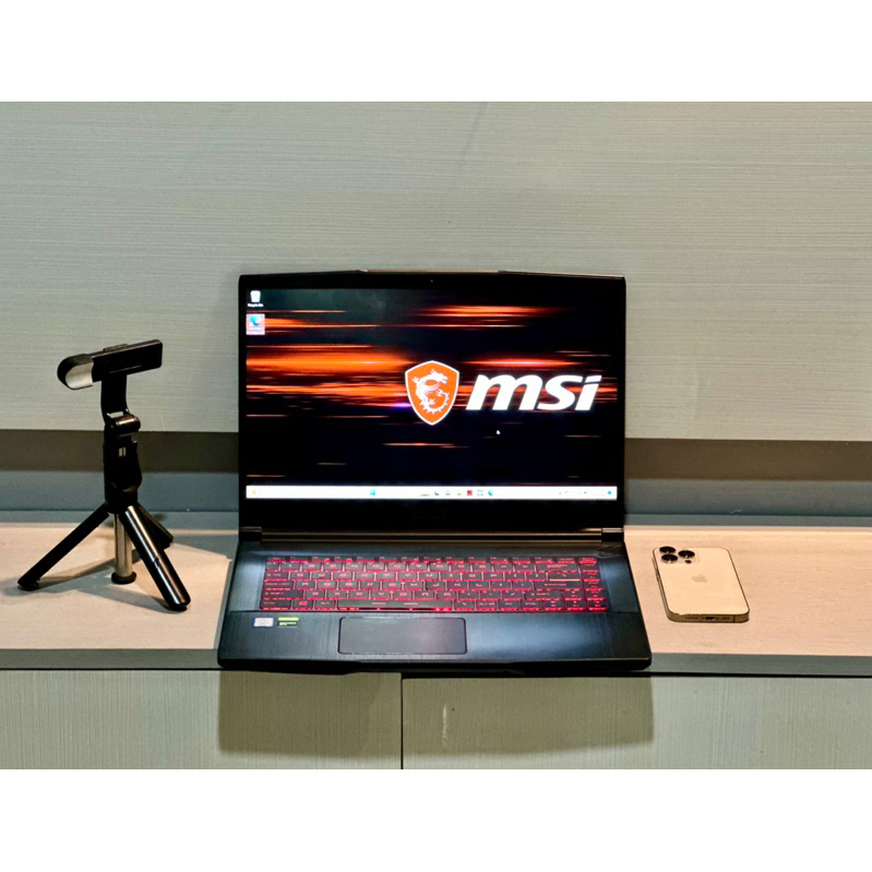 Laptop Gaming Murah MSI GF63 Thin 9SCXR i7-9750H Nvidia GTX 1650 Max Q