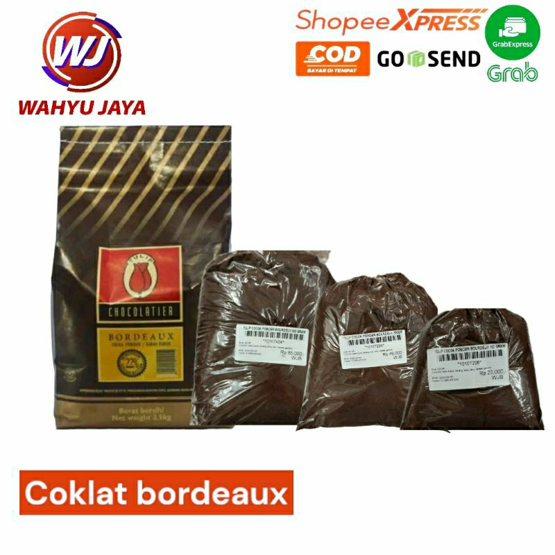 

COKELAT TULIP BOURDEAUX 100gram-500gram